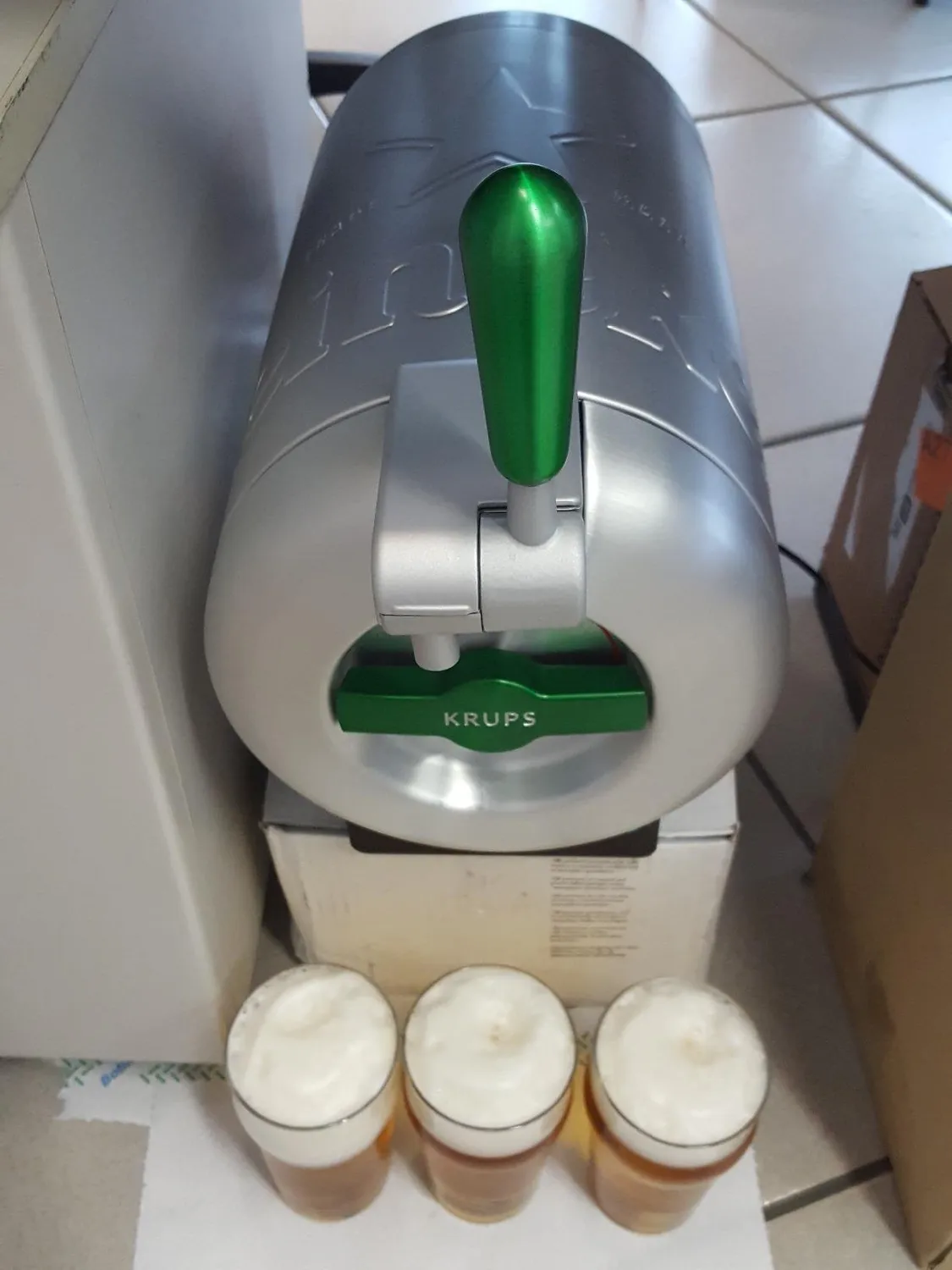 Krups THE SUB Grey Edition VB650B Spillatore Birra 2L