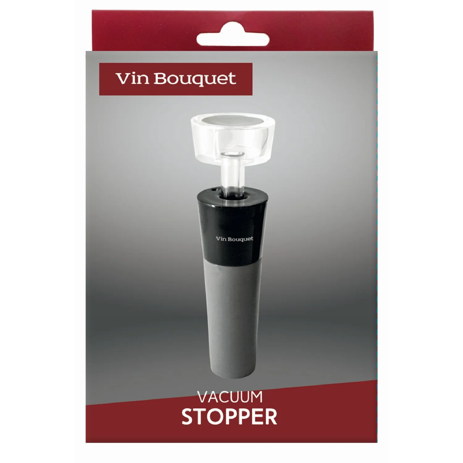 VinBouquet Tappo sottovuoto per vino con pompa integrata