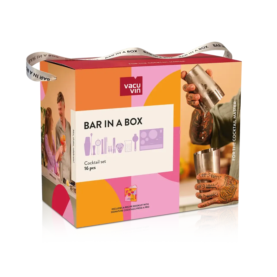 Vacuvin Bar in a Box Master Set Cocktail Acciaio 16 pezzi