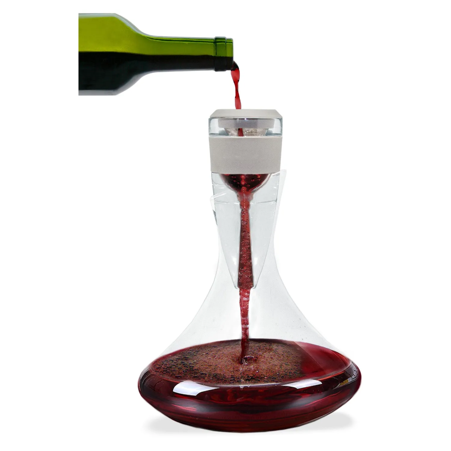 VinBouquet Set Boheme Decanter 5L Aeratore Scatola Regalo Vetro