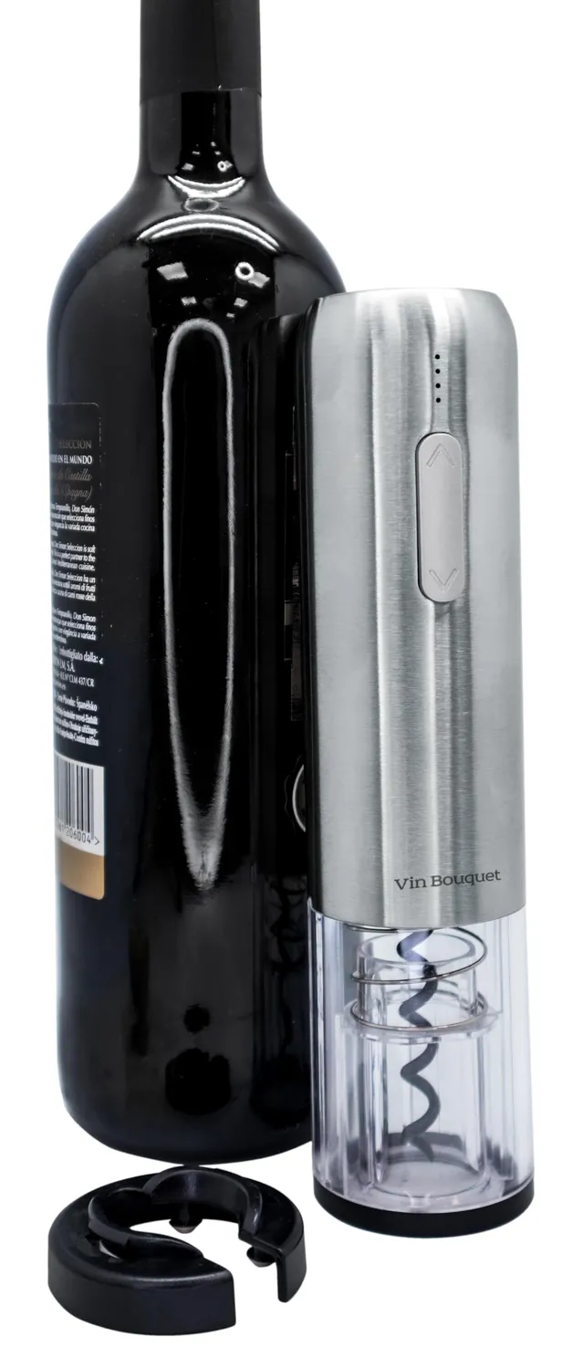 Vin Bouquet cavatappi elettrico compatto con indicatore batteria