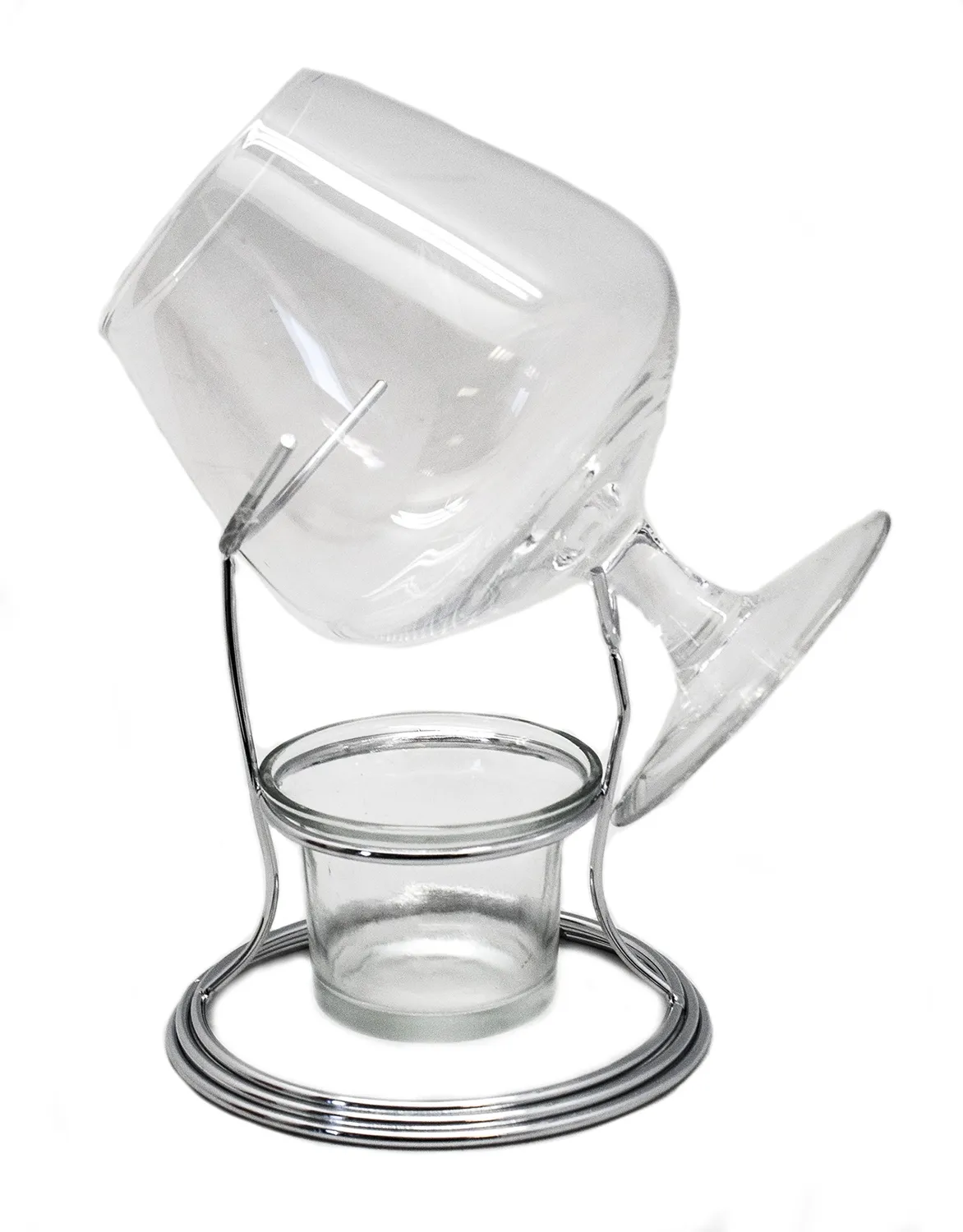 Vin Bouquet FIA 269 Scaldabrandi Cognac Acciaio Inox con Candela