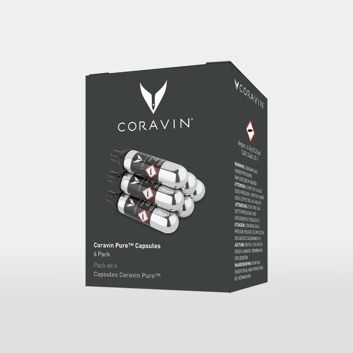 Coravin Pure 21 ml capsule argon vino fermo