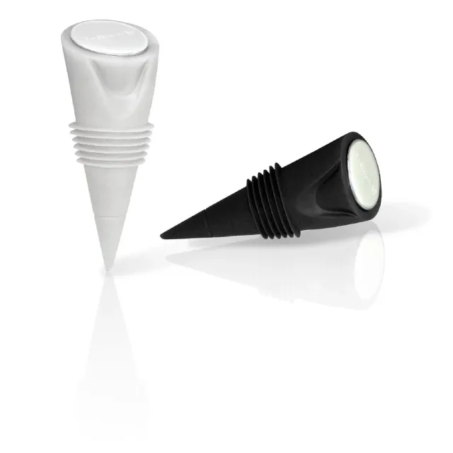 VinBouquet Set 2 Tappi Silicone per Bottiglie Riutilizzabili