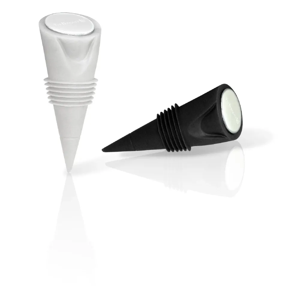 VinBouquet Set 2 Tappi Silicone per Bottiglie Riutilizzabili