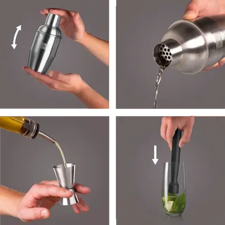 Vacu Vin Bar in a Box Starter set cocktail 3 pezzi