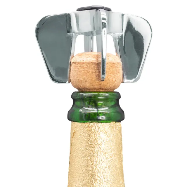 Vin Bouquet apribottiglie per champagne e cava cromato