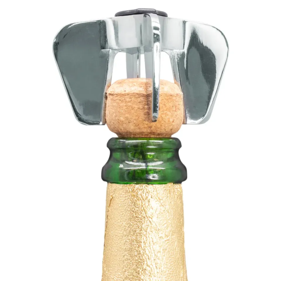 Vin Bouquet apribottiglie per champagne e cava cromato