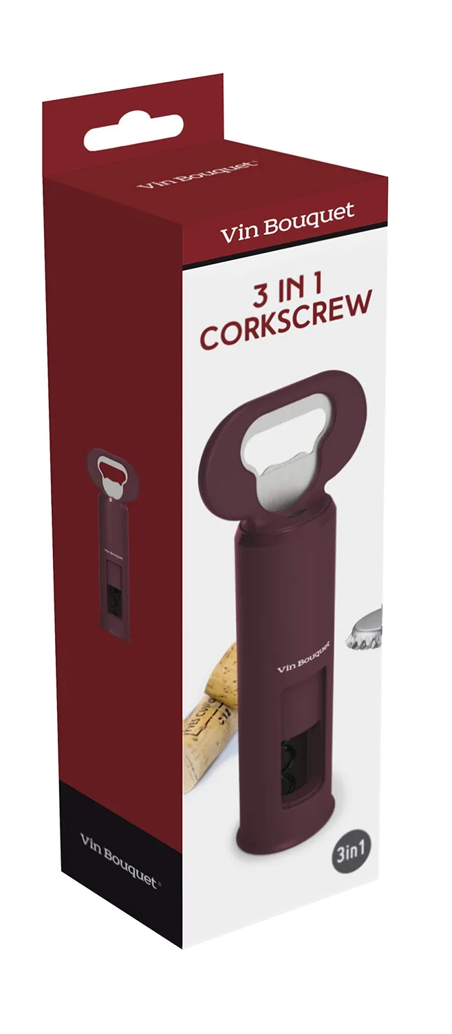 Vin Bouquet FID 681 apribottiglie 3 in 1 con cavatappi