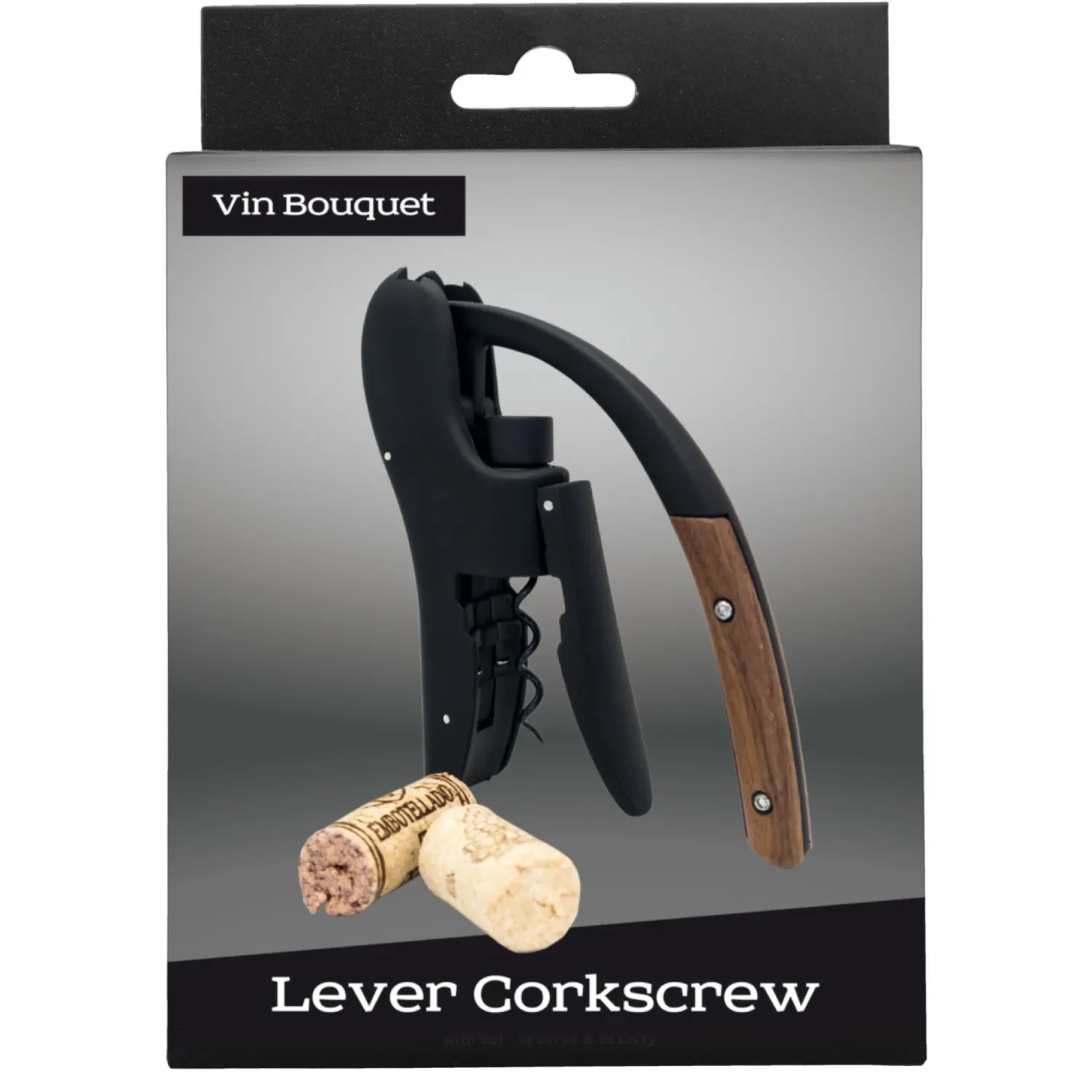 VinBouquet cavatappi a leva con manici ergonomici