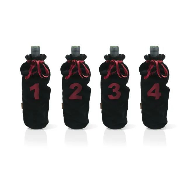 VinBouquet Set di sacchetti per degustazione alla cieca, 4 pezzi