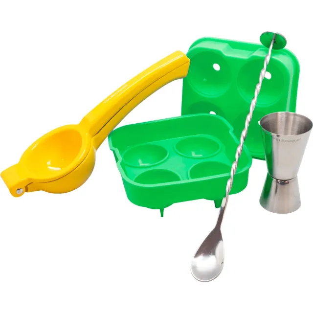 VinBouquet set cocktail 4 pezzi spremiagrumi ghiaccio