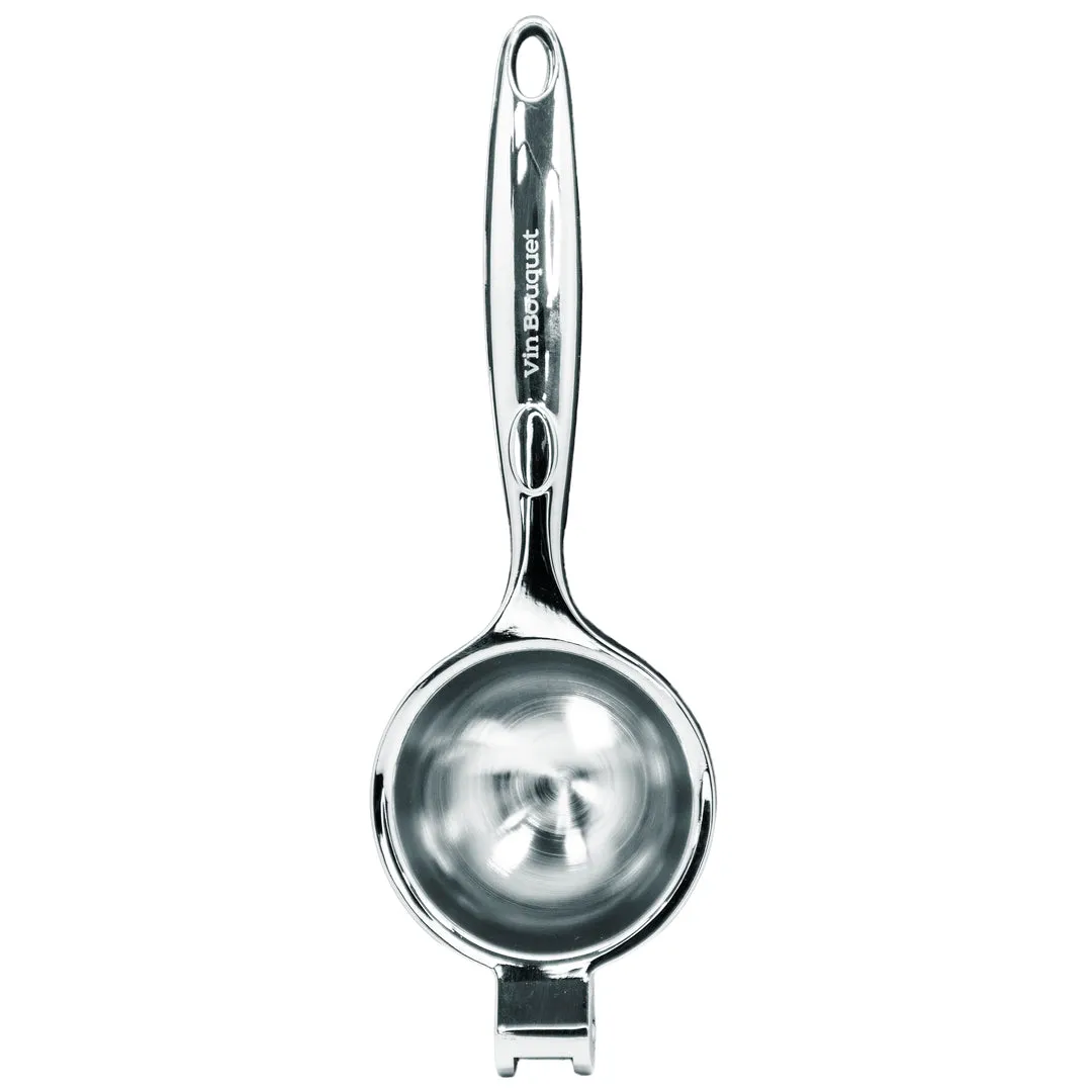 VinBouquet Spremiagrumi Manuale in Metallo Argentato