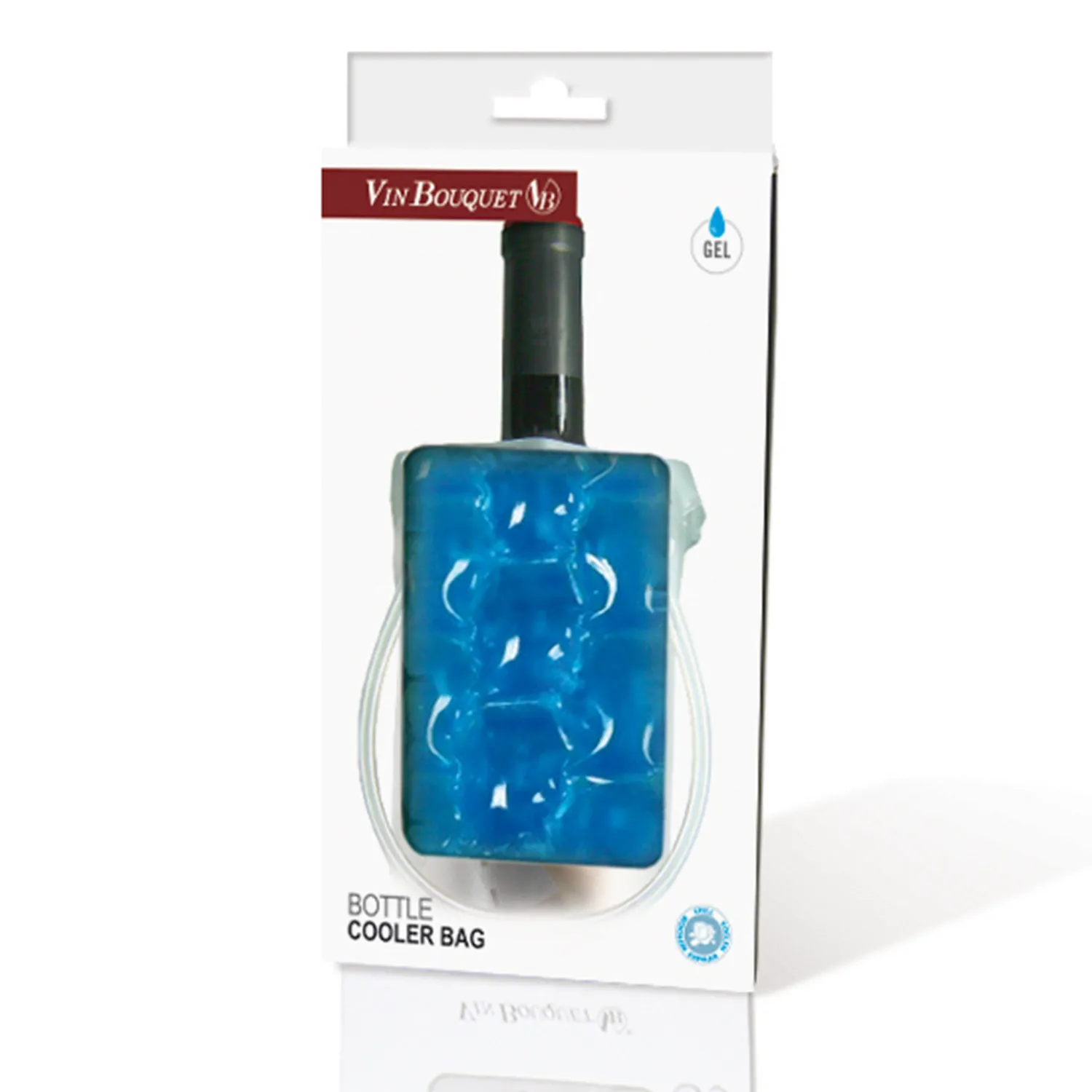 VinBouquet Borsa refrigerante per bottiglie con gel riutilizzabile