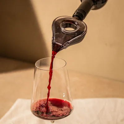 Vacu Vin Wine Aerator aeratore per vino trasparente