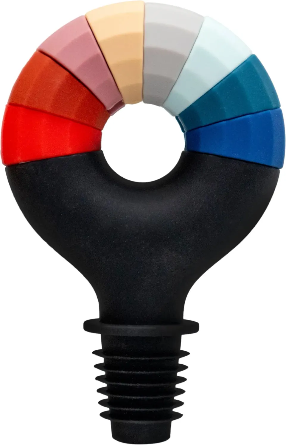 VinBouquet Tappo Bottiglia Silicone con 8 Segnabicchieri