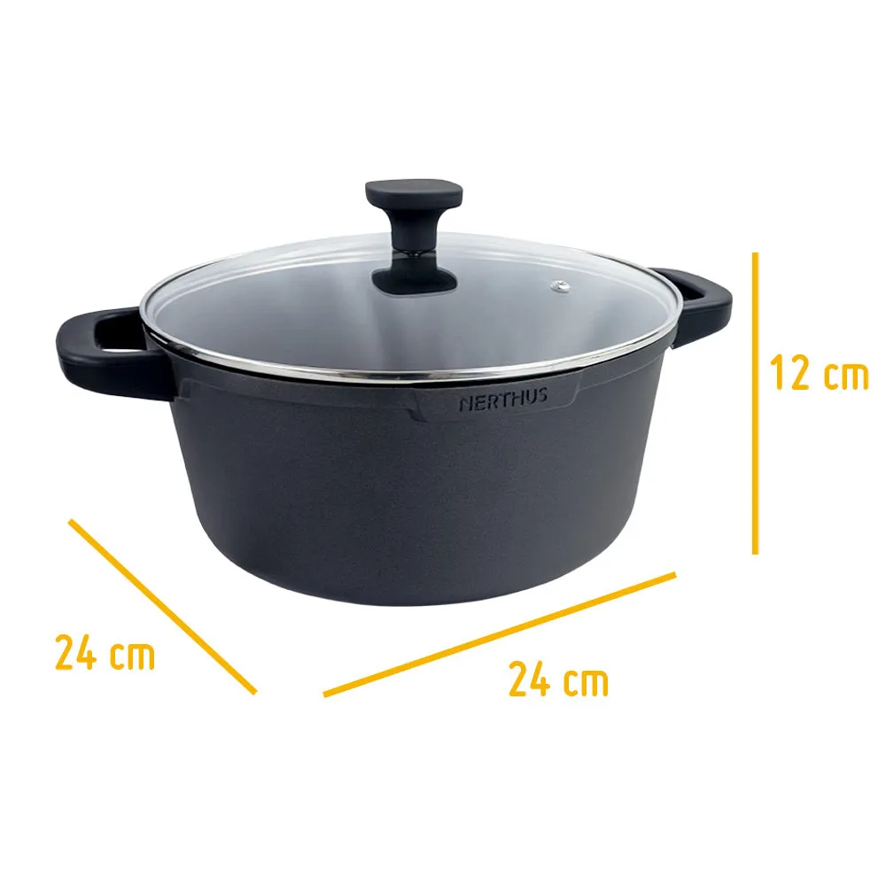VinBouquet Quantanium Set Pentole 4 Pezzi Titanio