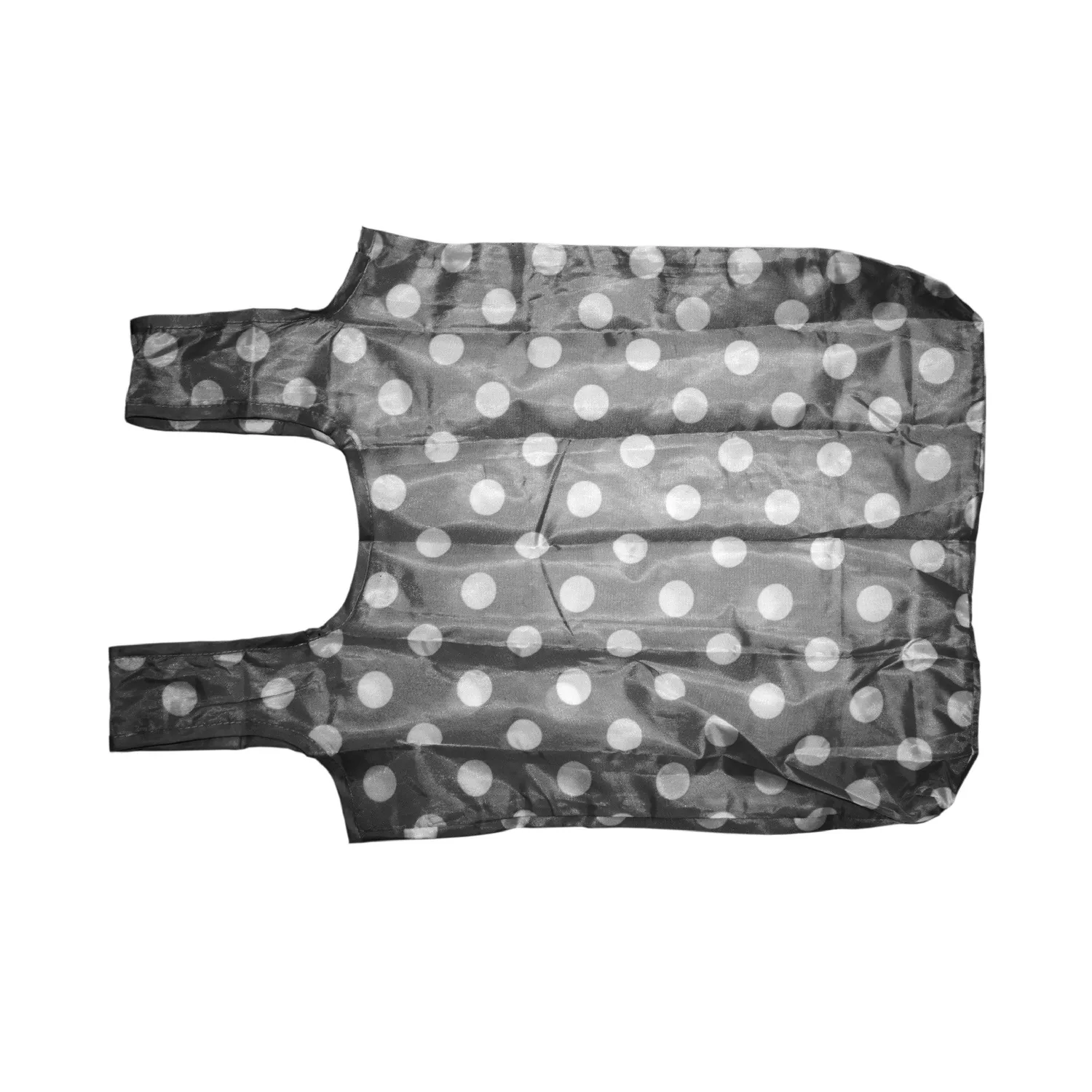 VinBouquet Borsa Spesa Pieghevole a Pois Nera
