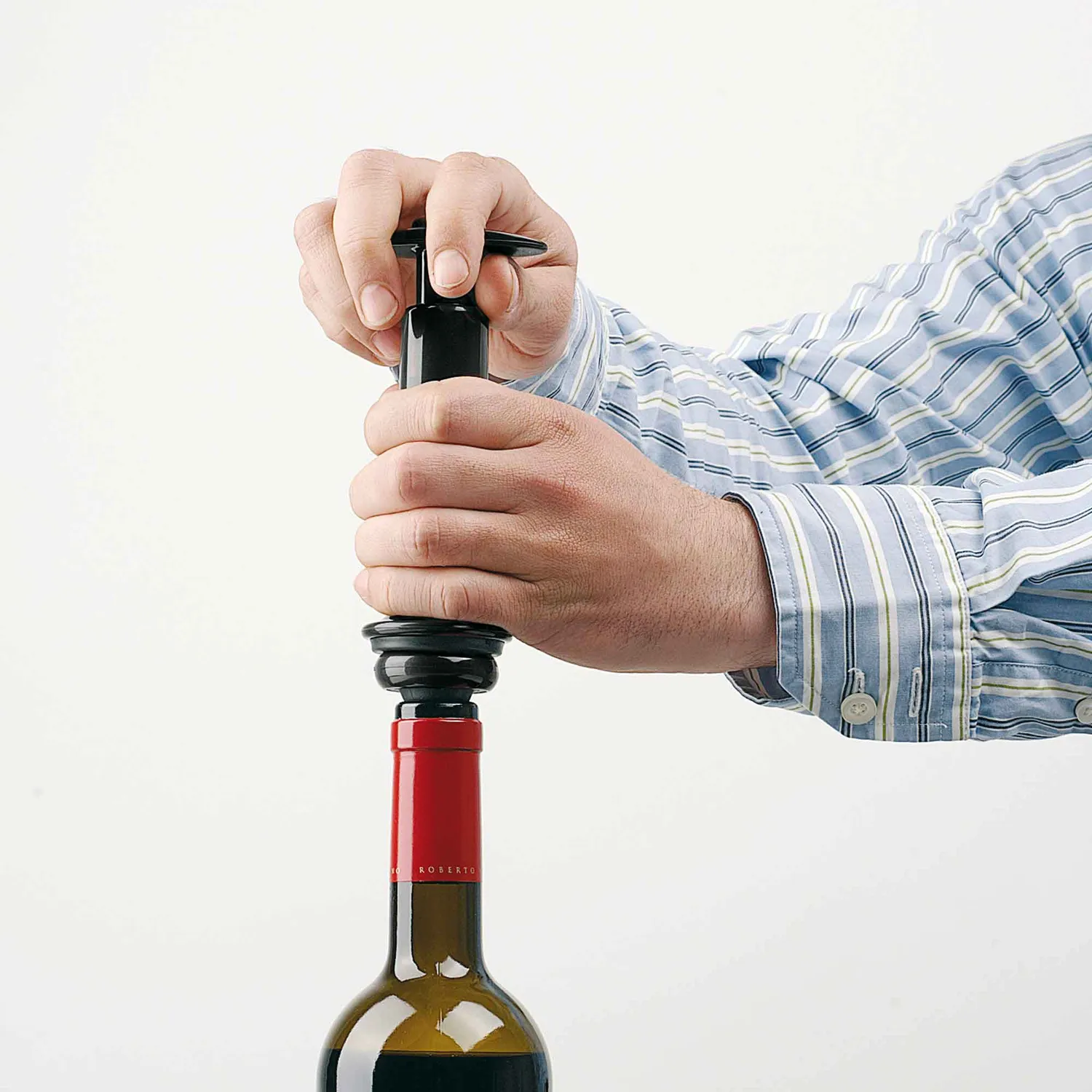 Boj pompa sottovuoto vino con 2 tappi gomma