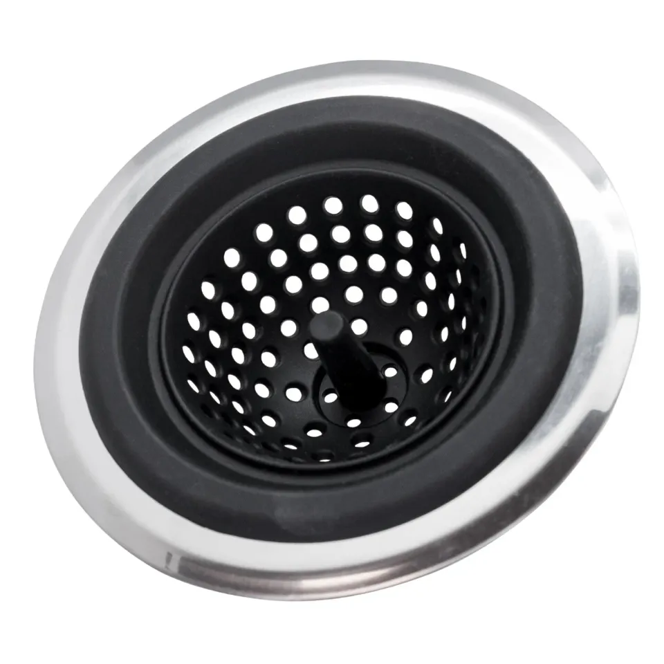 Nerthus colino lavello acciaio inox silicone 11,7 cm