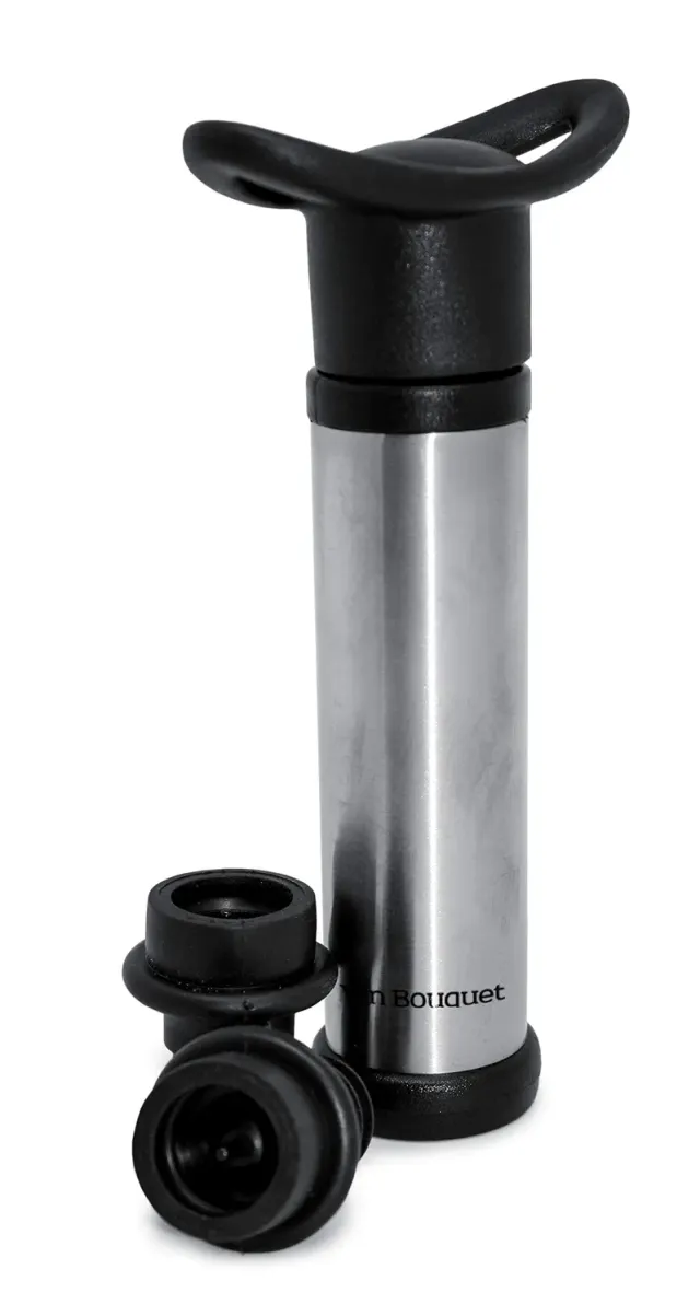 Vin Bouquet FIC 369 pompa vuoto vino 2 tappi inox