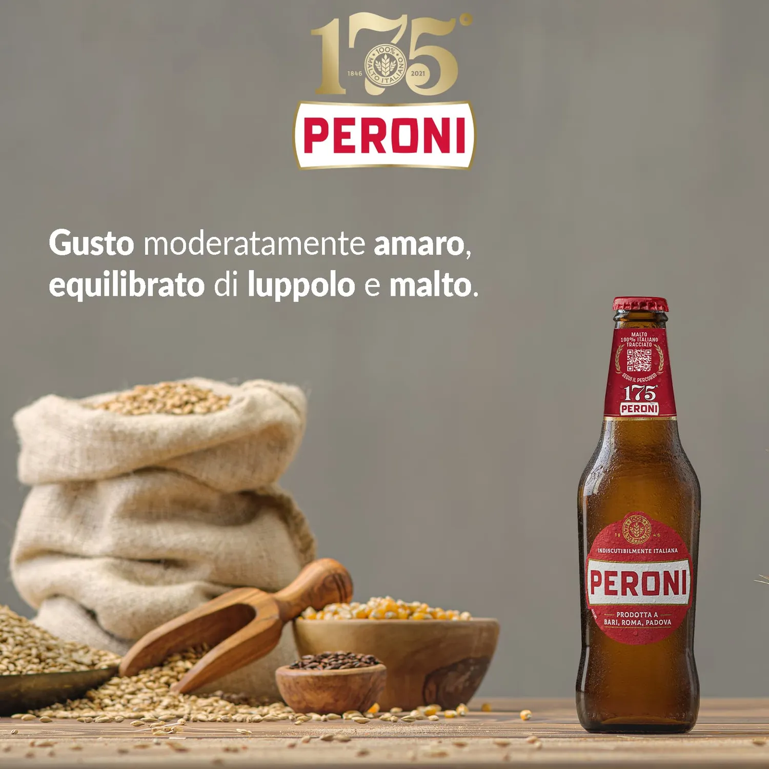 Peroni 175 Anniversario Birra Lager Malto Italiano