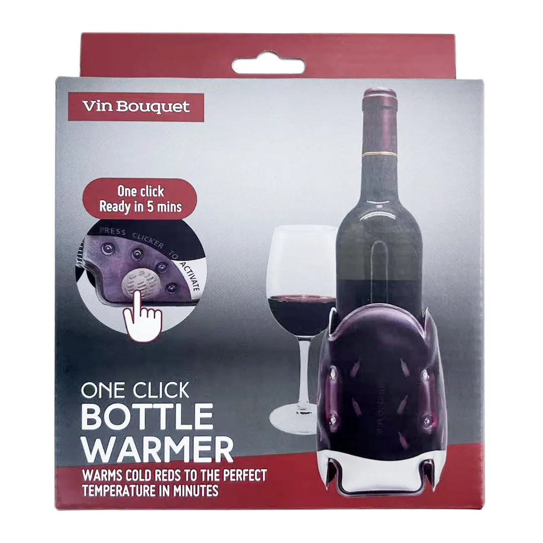 VinBouquet One Click scaldabottiglie per vino rosso