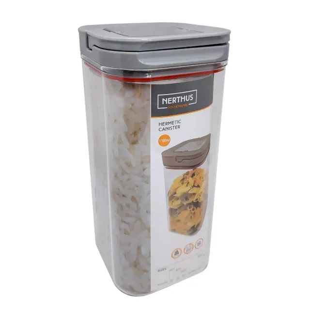VinBouquet Contenitore Ermetico Quadrato 1700 ml BPA Free