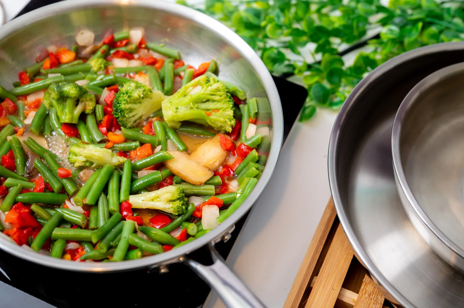 VinBouquet padella in acciaio inossidabile a 3 strati induzione