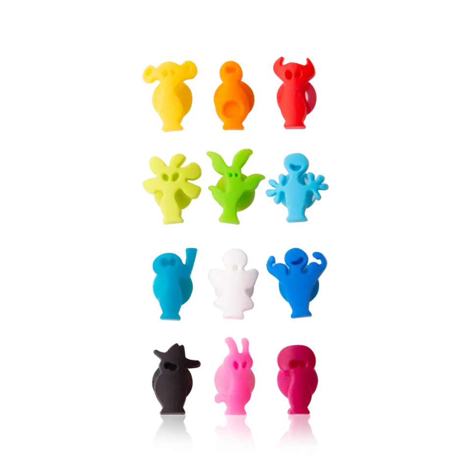 Vacu Vin Glass Markers Party People segnabicchieri 12 pezzi