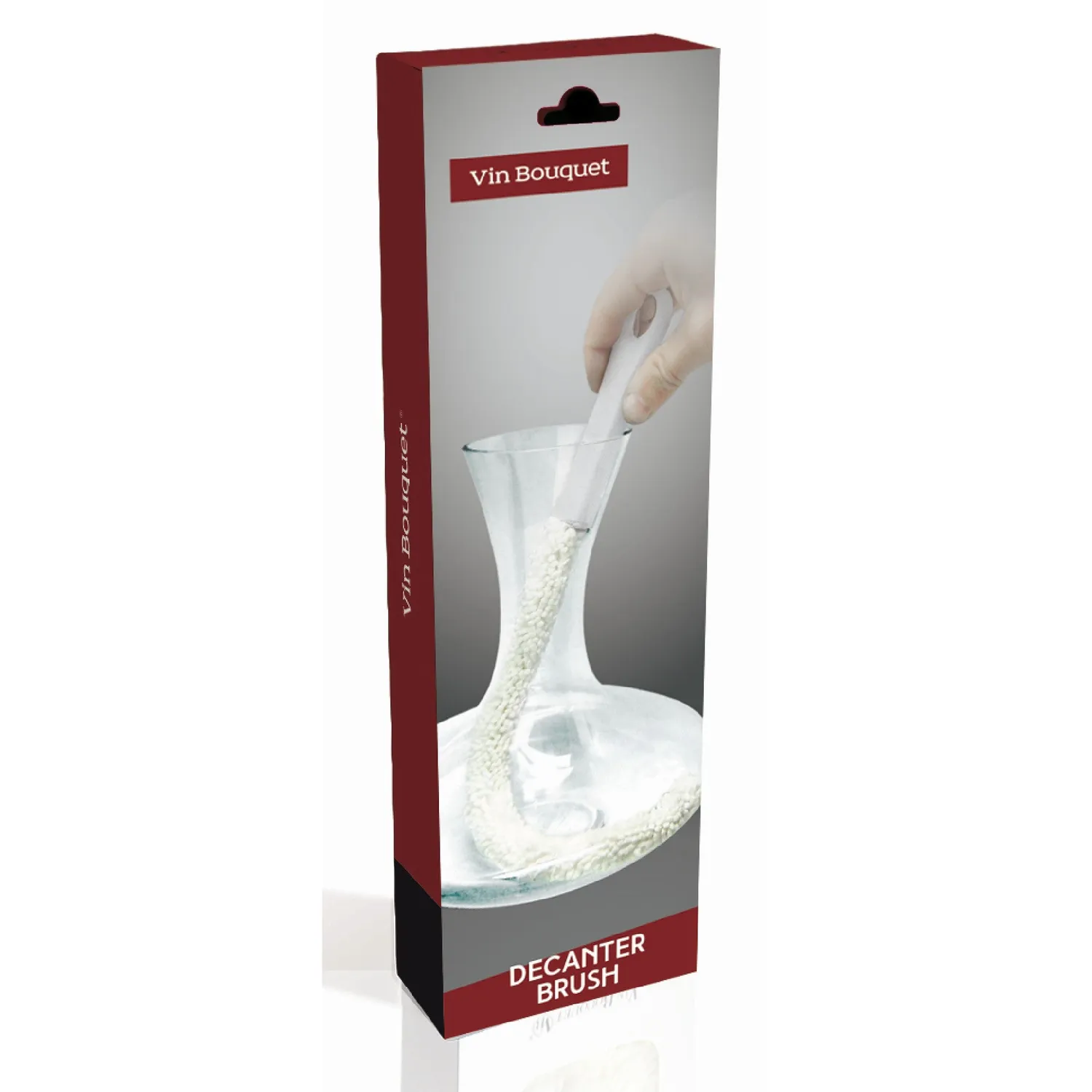 VinBouquet spazzola decanter flessibile bianca morbida