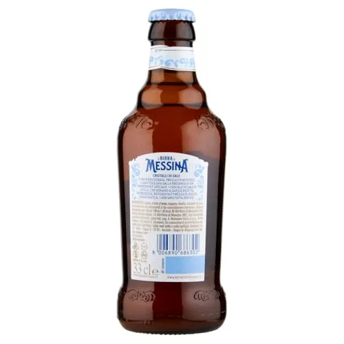 Messina Cristalli di Sale birra 24x33cl siciliana al sale