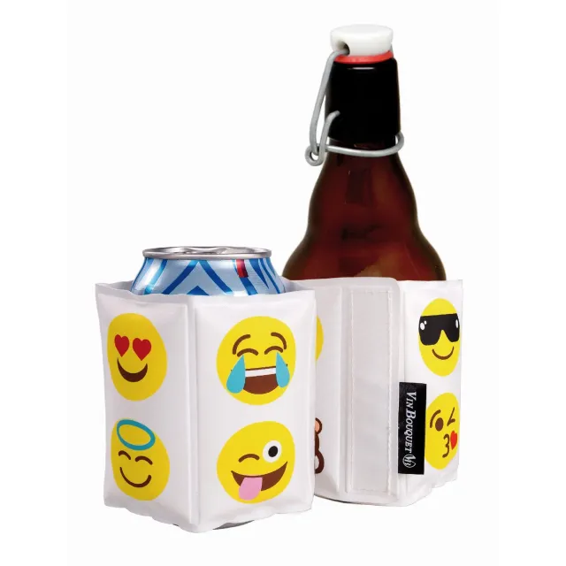 VinBouquet Custodia Refrigerante Emoticon per Lattine Gel