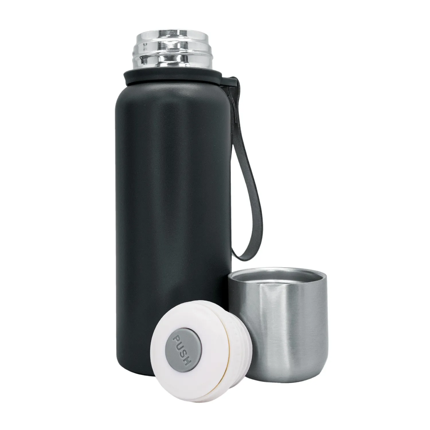 VinBouquet Thermos acciaio inox con bicchiere