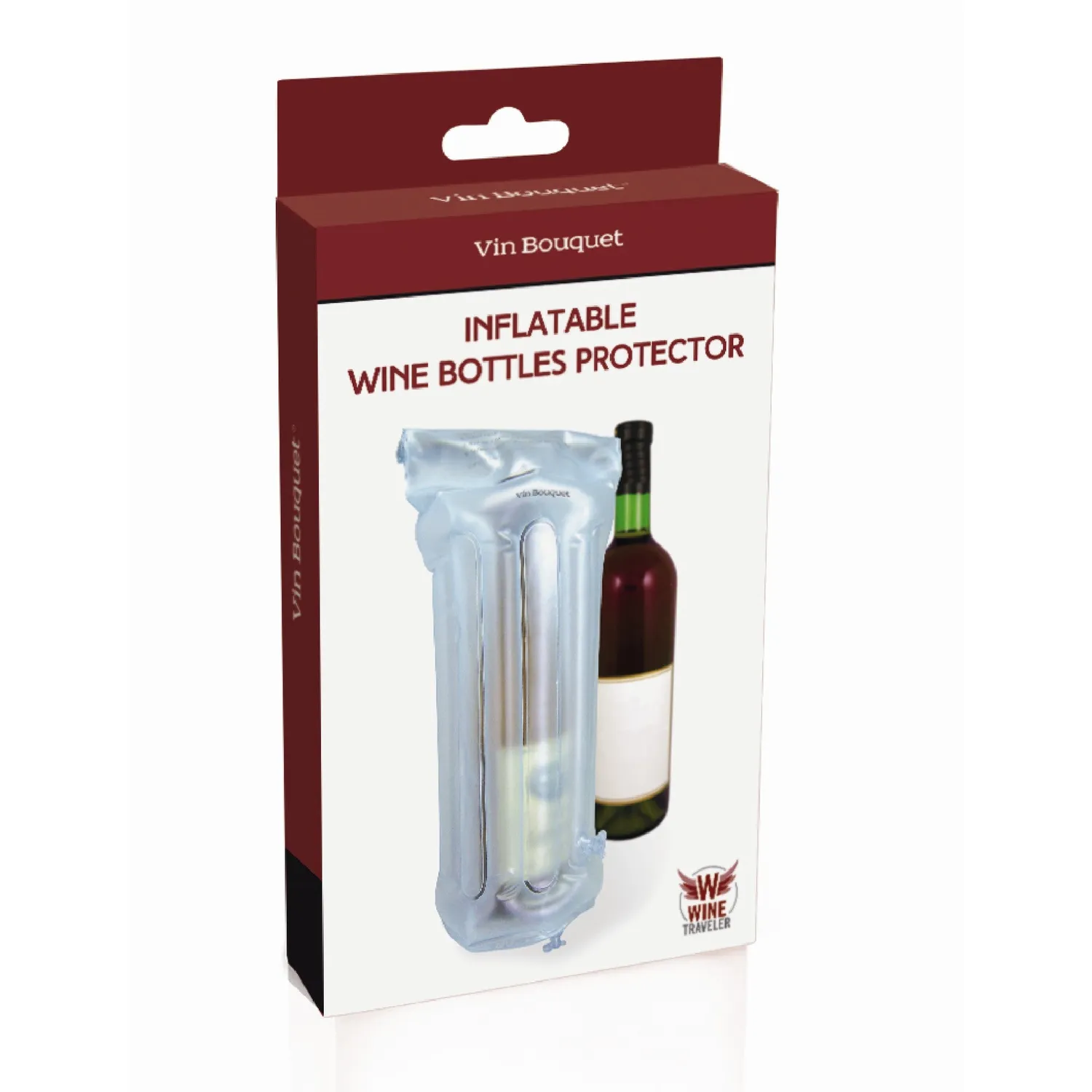 VinBouquet Protezione Gonfiabile Bottiglia da Viaggio
