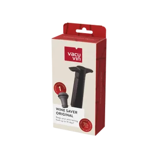 Vacuvin Original pompa salvavino nero 1 tappo sottovuoto