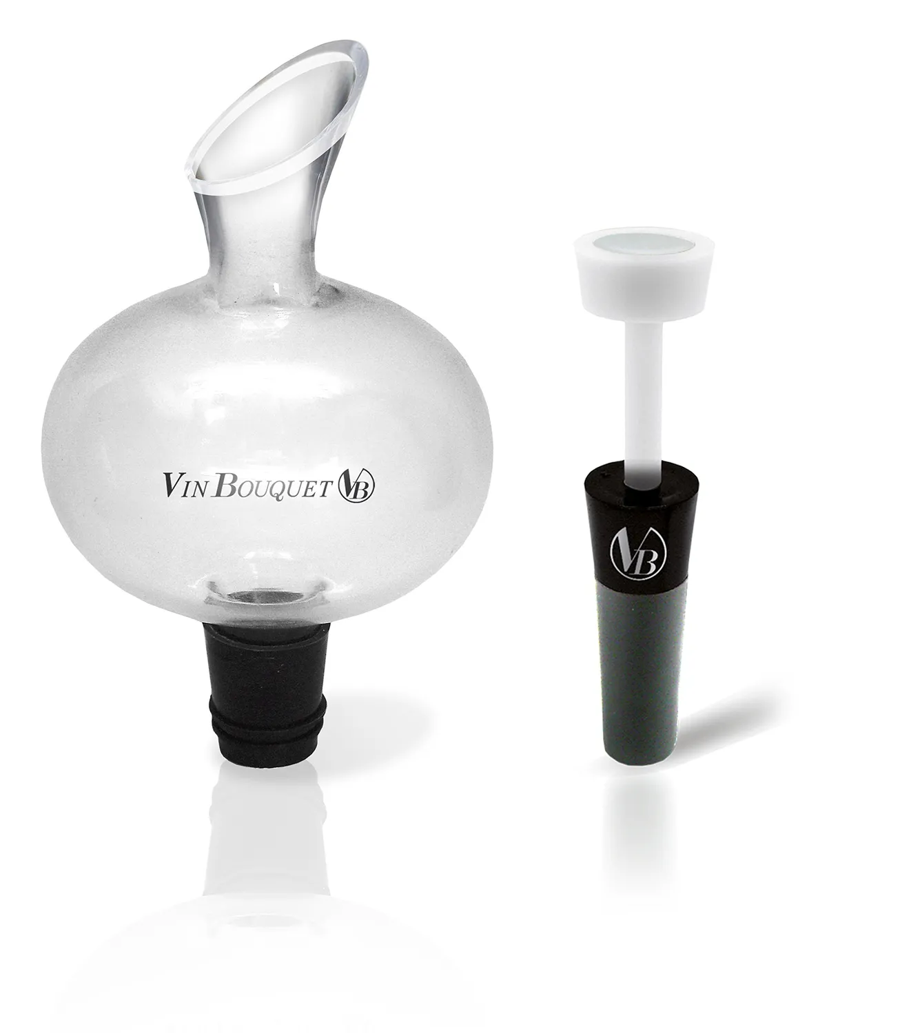 Vin Bouquet FI 131 Set Decanter e Tappo Sottovuoto 2 Pezzi