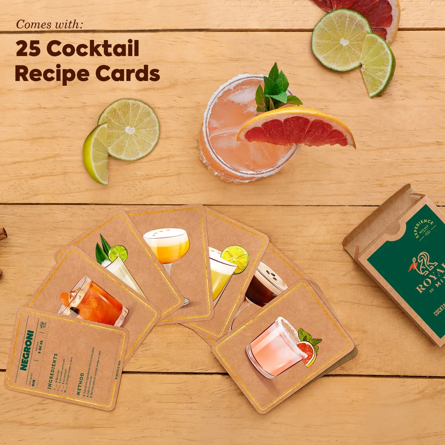 Royale Mix The X-Factor Bartending Set kit da bar 7 pezzi
