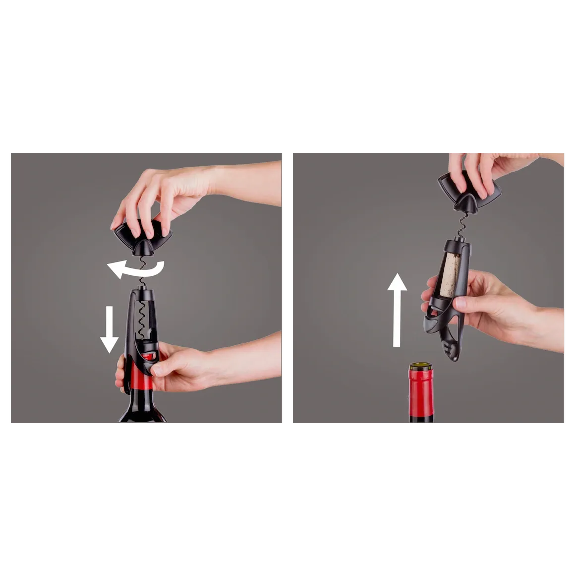 Vacu Vin Twister Corkscrew cavatappi per tappi naturali e sintetici
