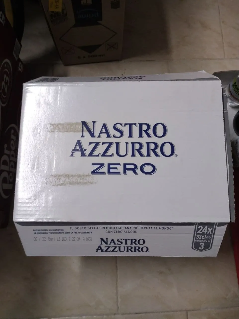 Peroni Nastro Azzurro 0.0 Birra Analcolica Secca