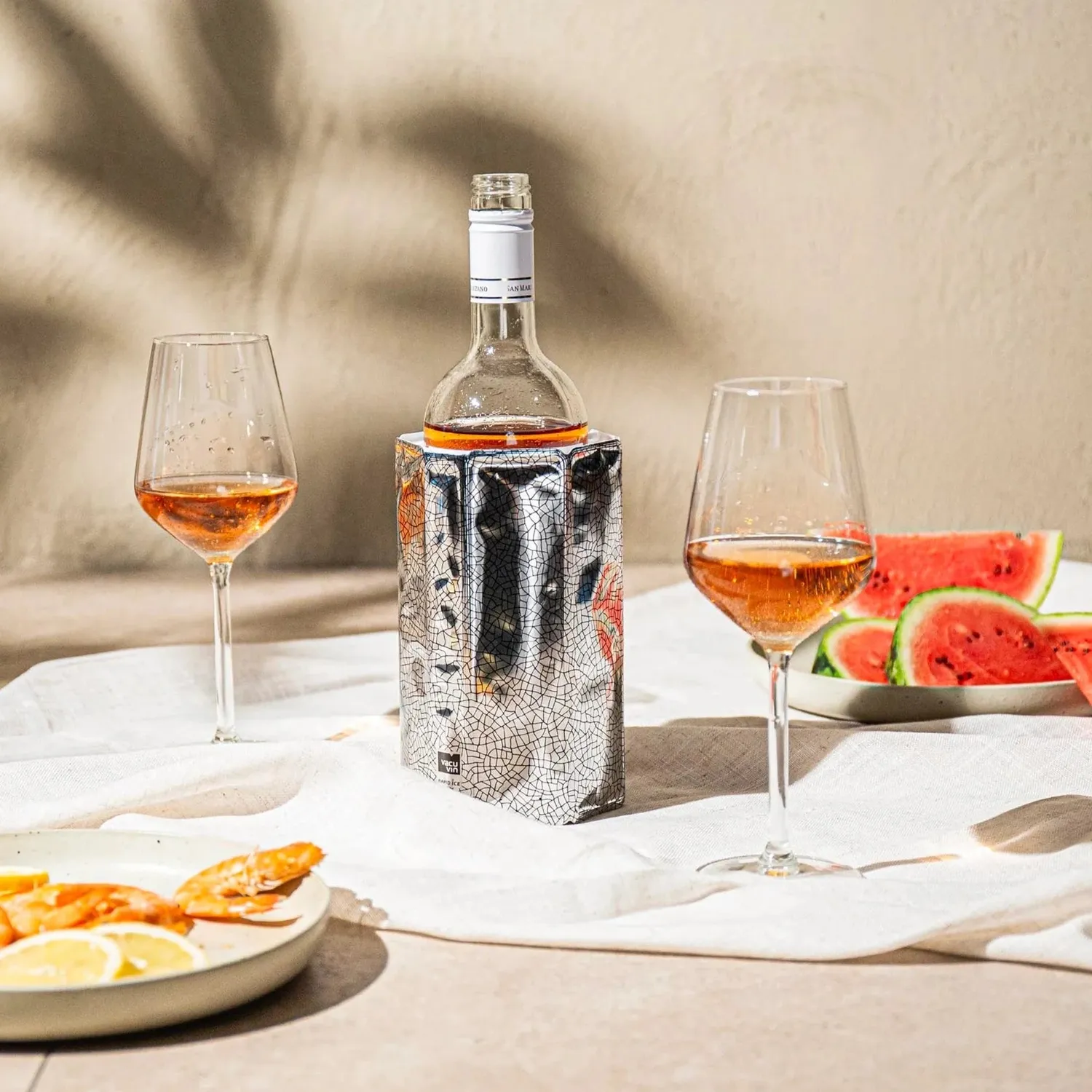 Vacuvin Duo manicotti refrigeranti birra e vino 2 pezzi