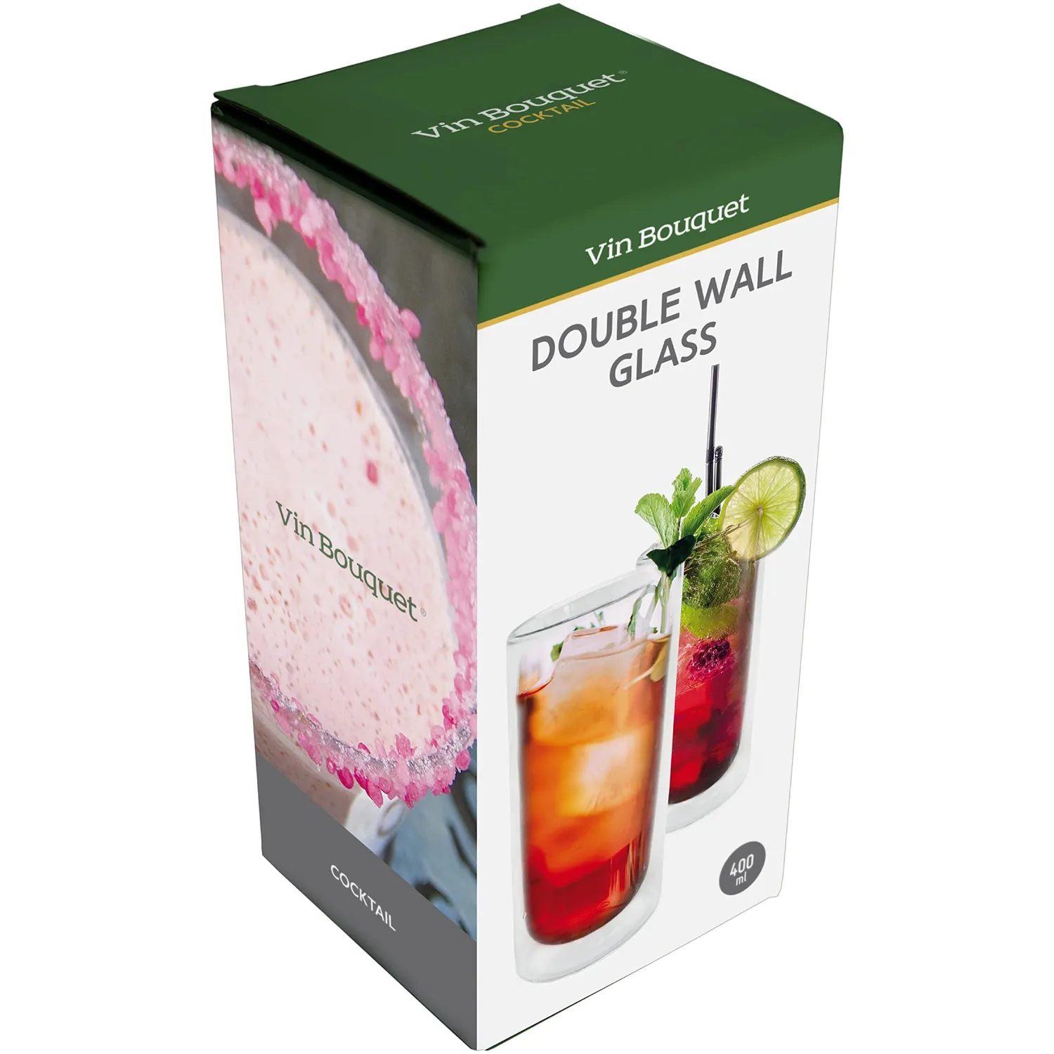 Vin Bouquet FIK 288 bicchiere cocktail vetro 400 ml doppia parete