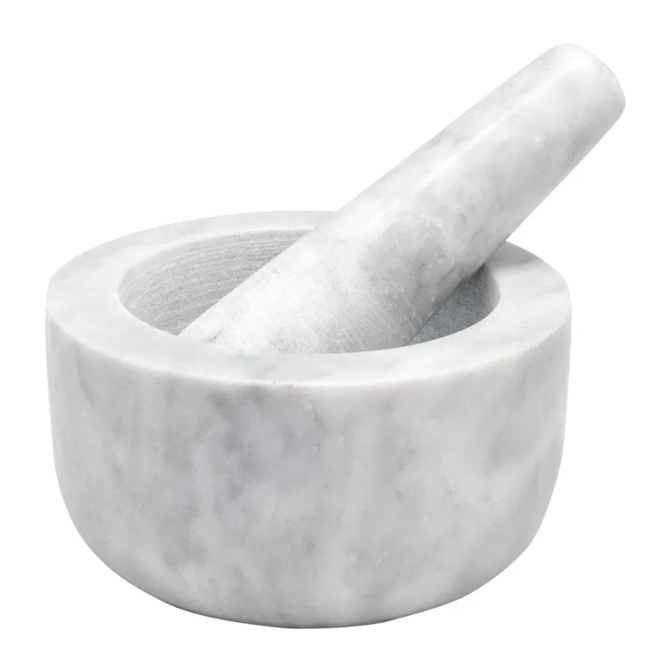 VinBouquet mortaio in marmo bianco 13 cm