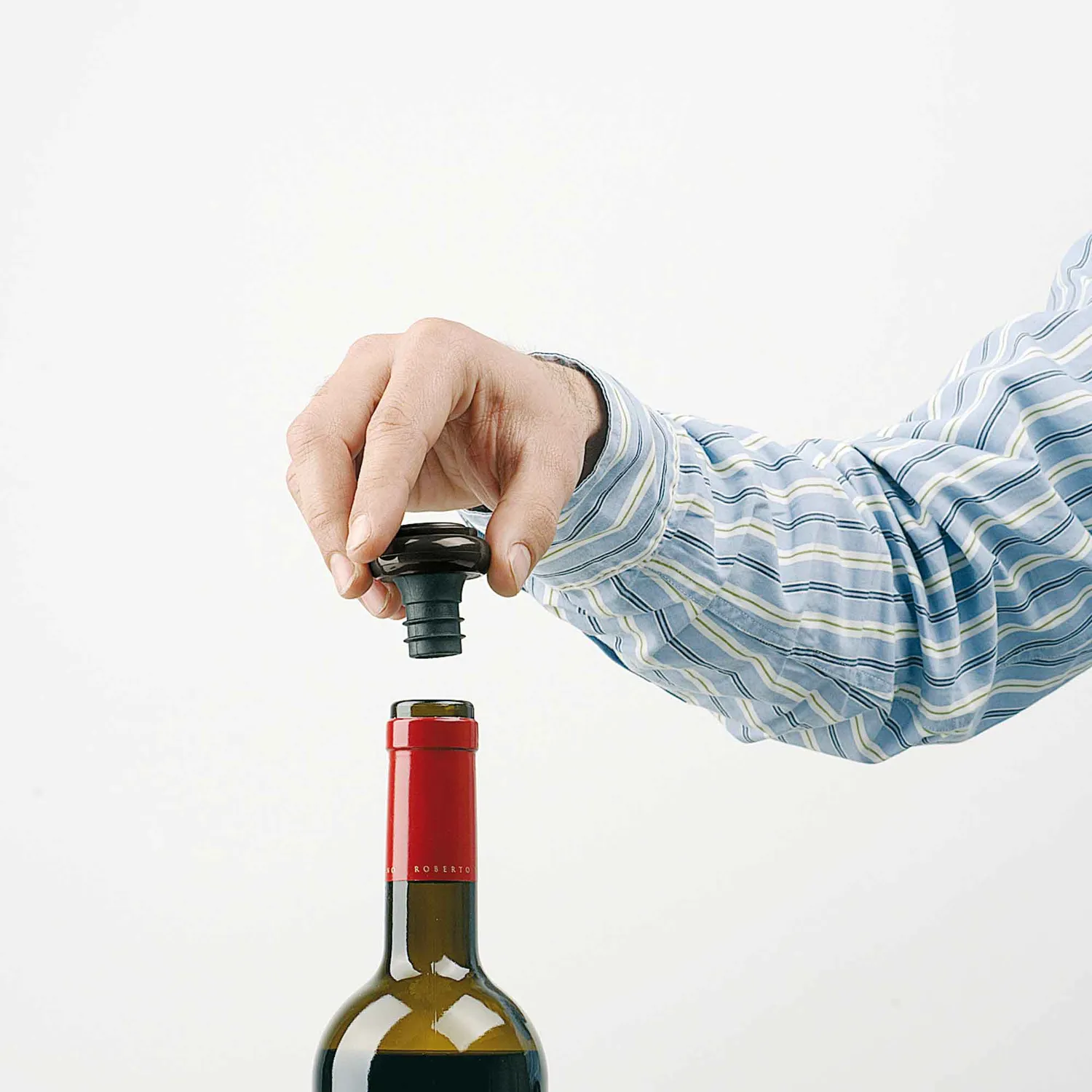 Boj pompa sottovuoto vino con 2 tappi gomma