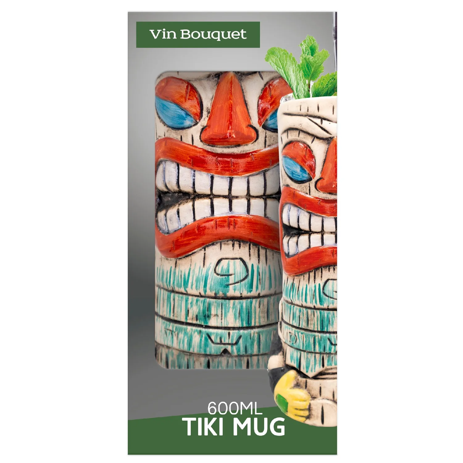 VinBouquet Tiki Bicchiere Cocktail Riutilizzabile