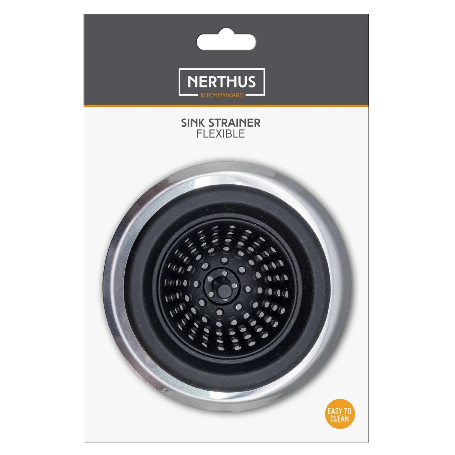 Nerthus colino lavello acciaio inox silicone 11,7 cm