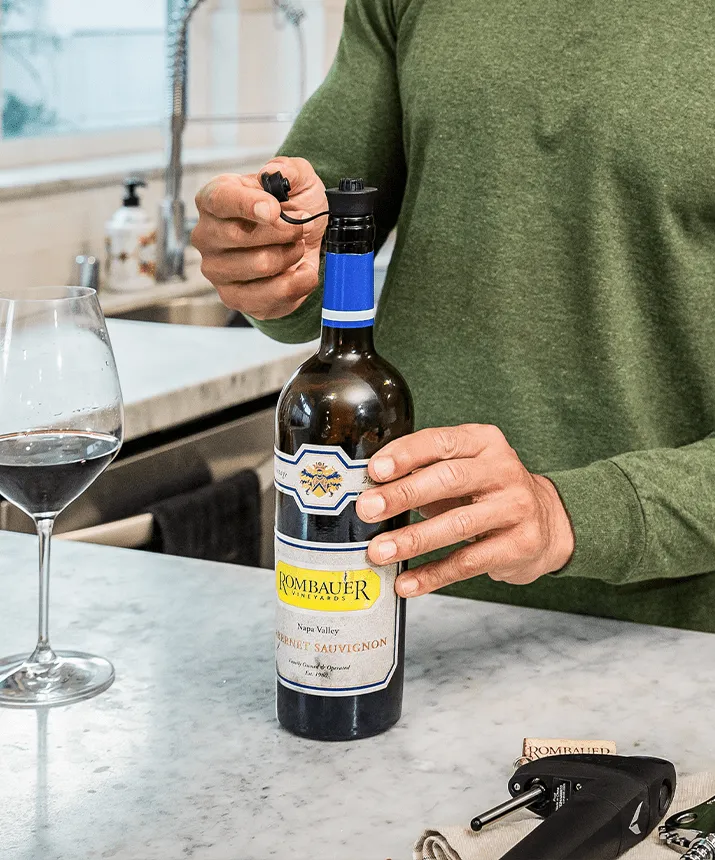 Coravin Pivot Tappo per Vino 6 Pezzi Conservazione 4 Settimane