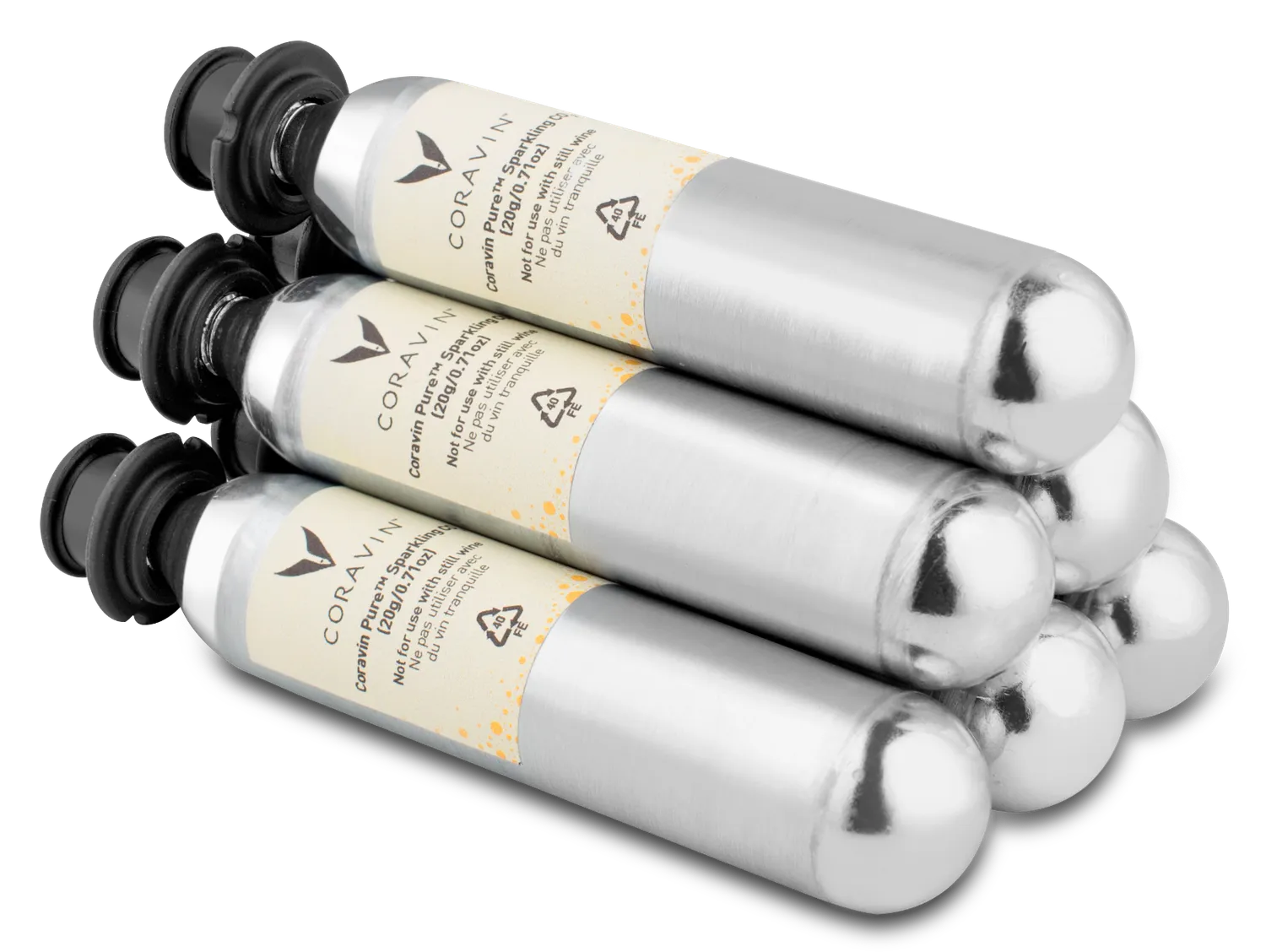Coravin Sparkling capsule CO2 vino spumante