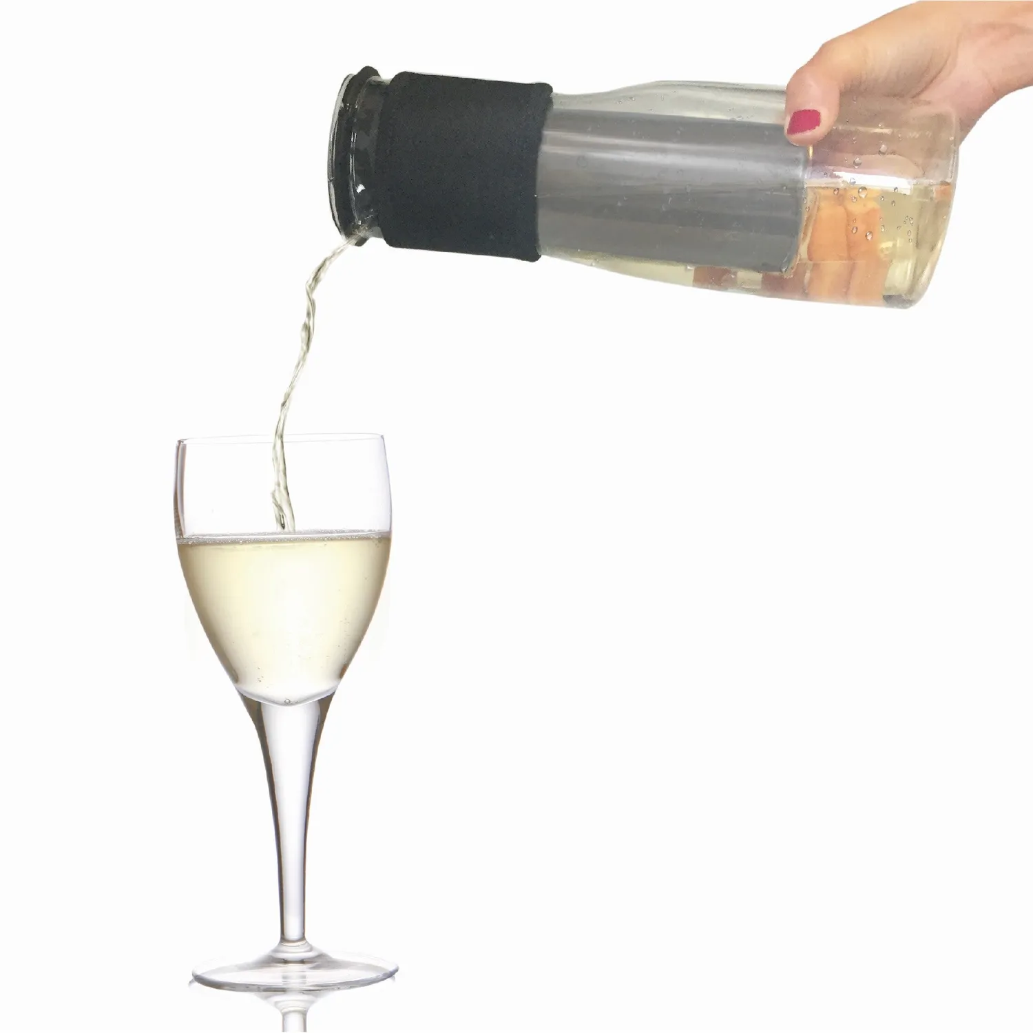 VinBouquet caraffa refrigerante in vetro 750 ml con filtro per ghiaccio