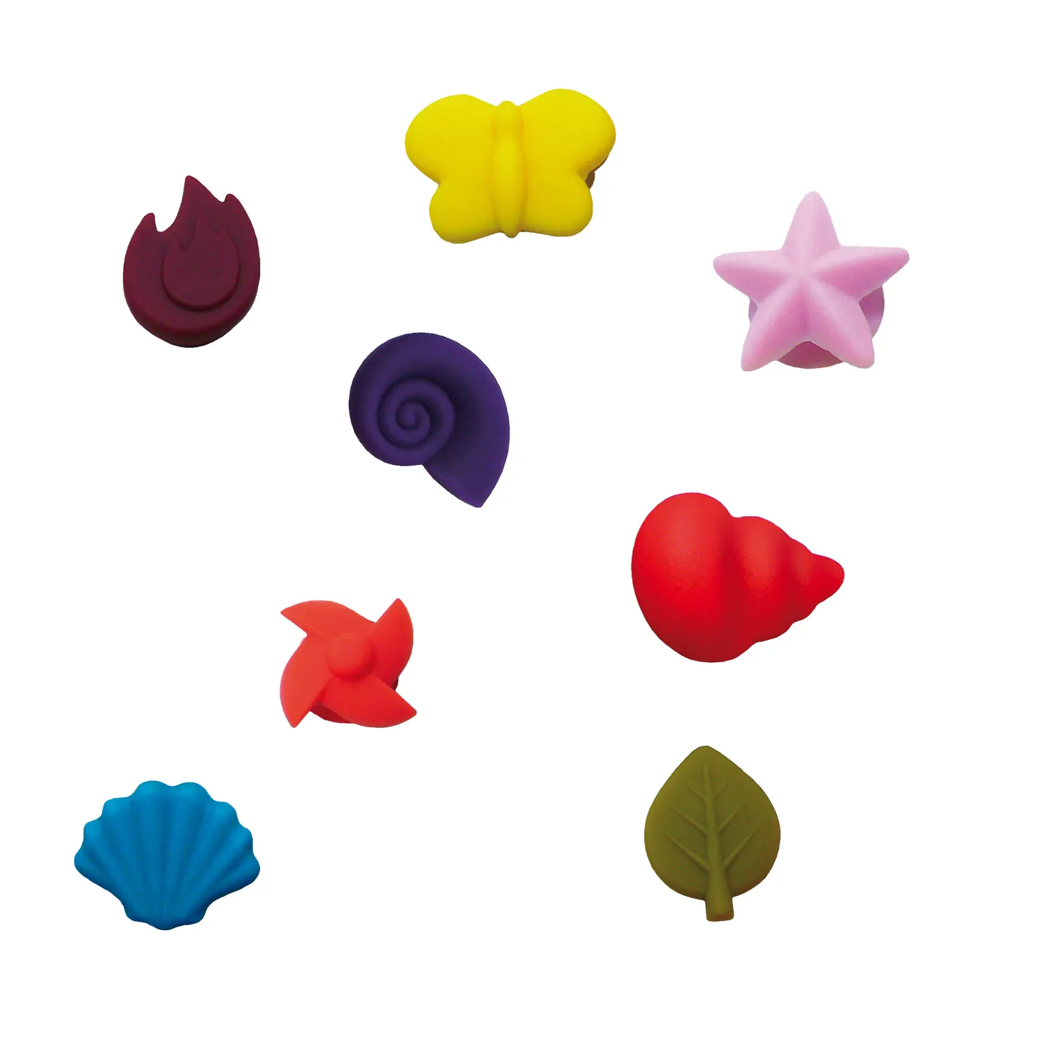 VinBouquet segnabicchieri in silicone set 8 pezzi